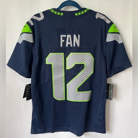 NFL/Nike, Men's 12th FAN College Seattle Seahawks Game Team Jersey. Size:M. NWT - Picture 4 of 16
